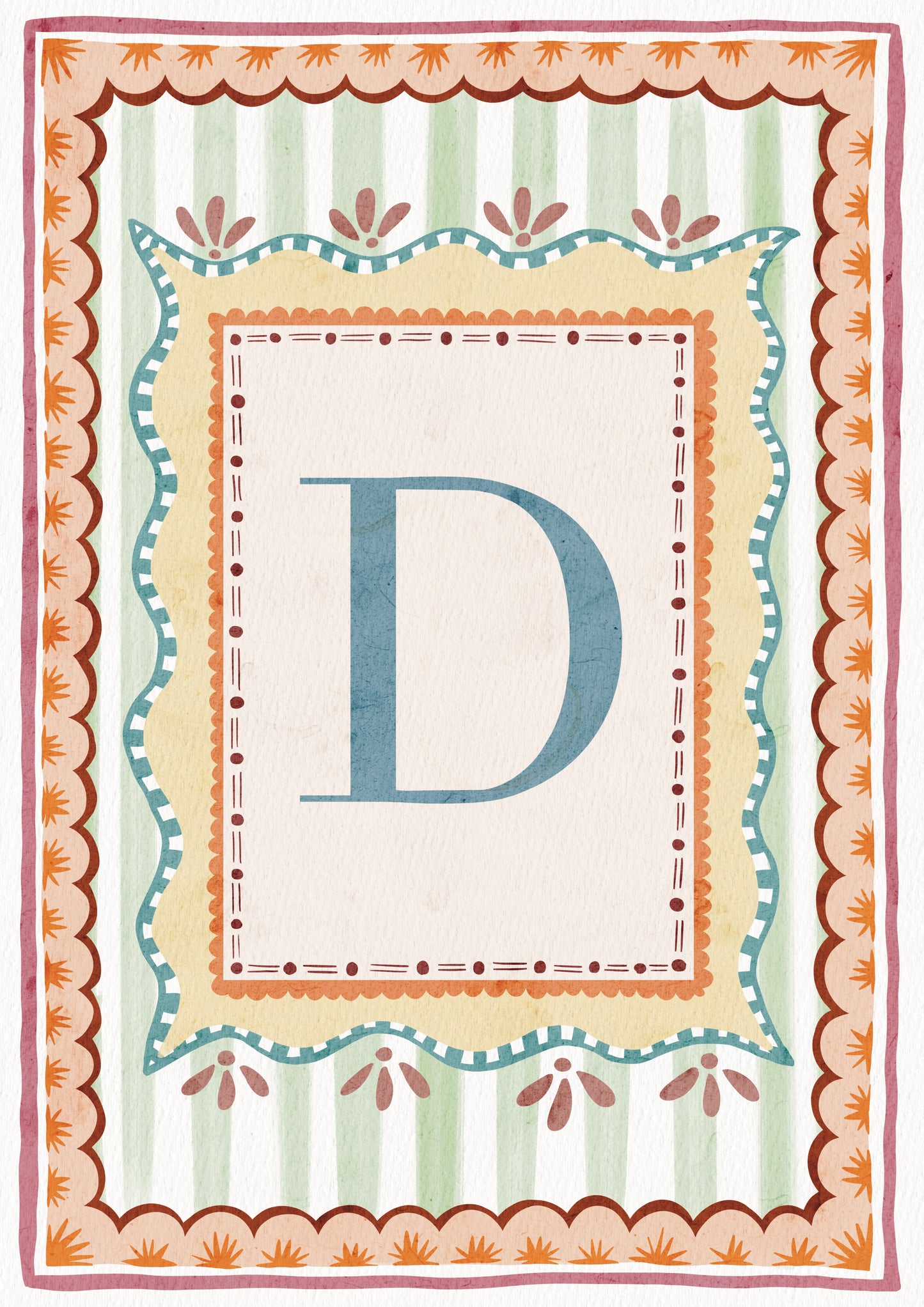 ALPHABET LETTERS ~ Blue / Pink / Green /