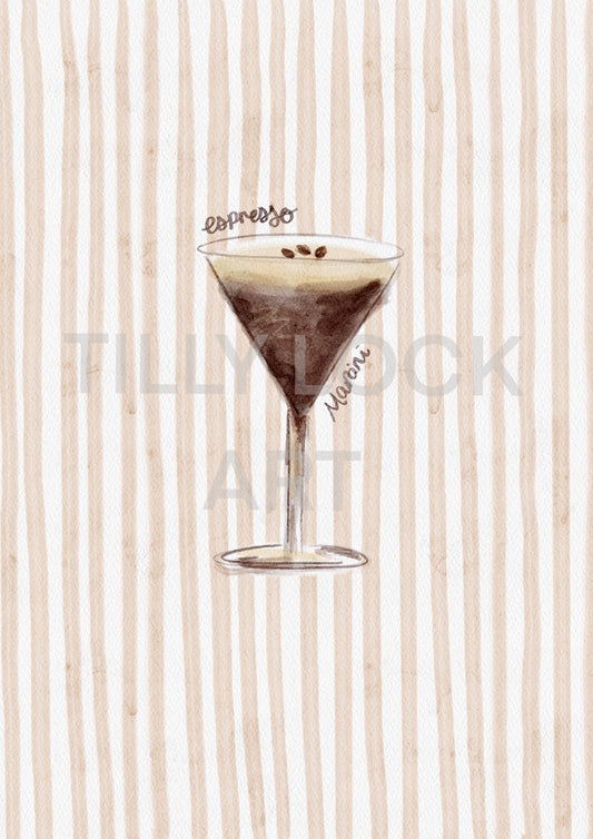 STRIPY ESPRESSO MARTINI
