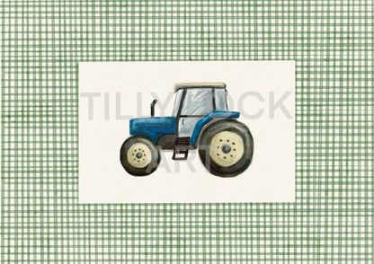TRACTOR ~ BLUE
