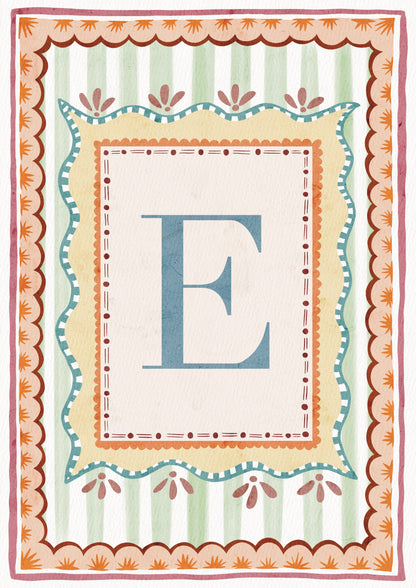 ALPHABET LETTERS ~ Blue / Pink / Green /