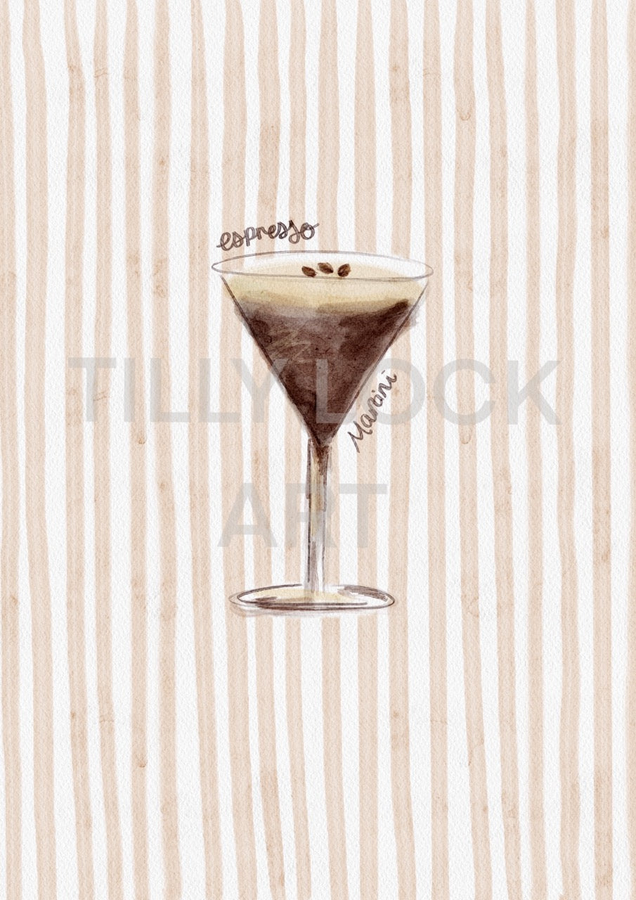 PRINT ~ ESPRESSO MARTINI