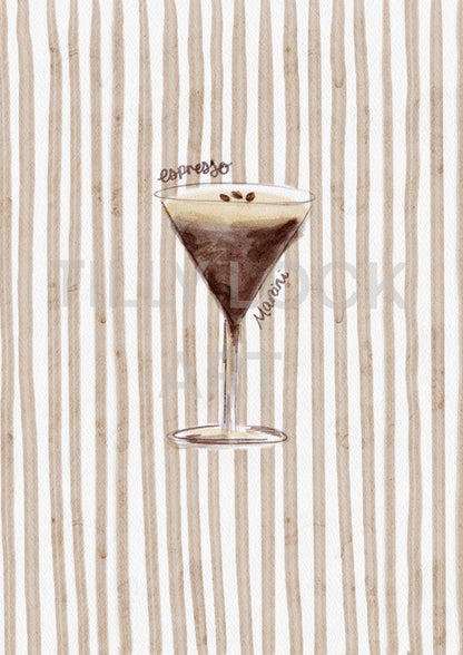 STRIPY ESPRESSO MARTINI