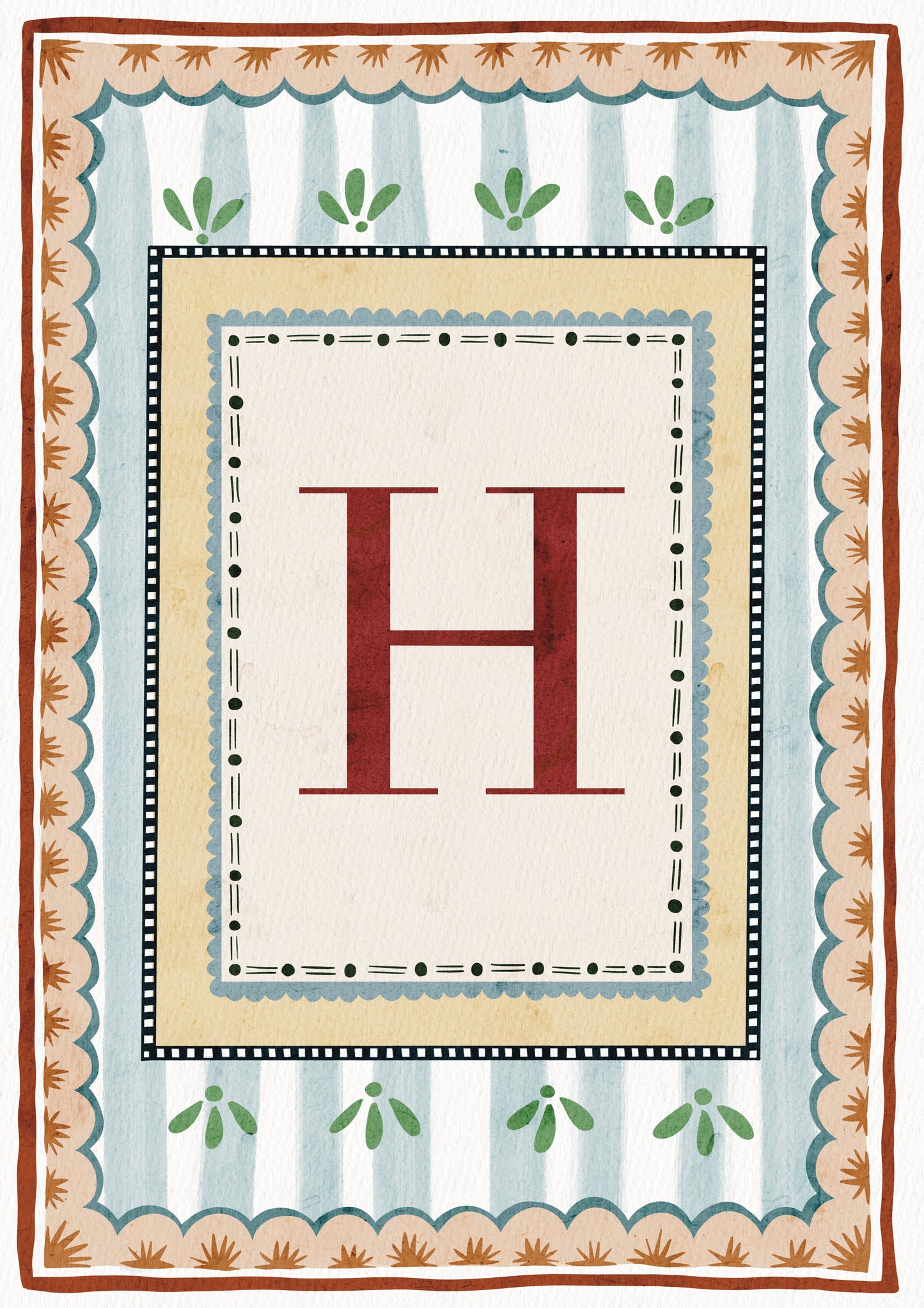 ALPHABET LETTERS ~ Blue / Red