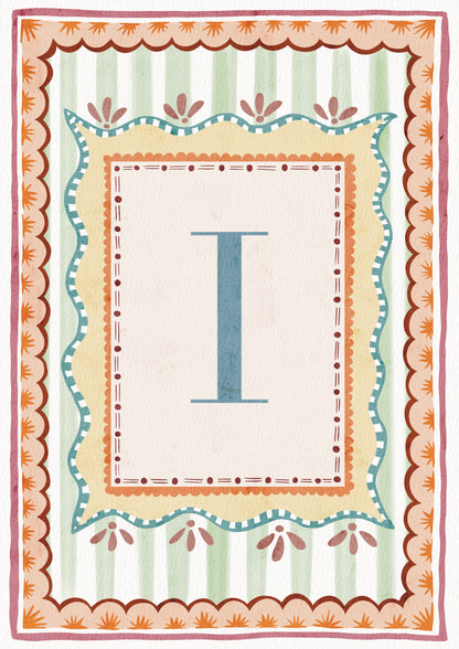 ALPHABET LETTERS ~ Blue / Pink / Green /