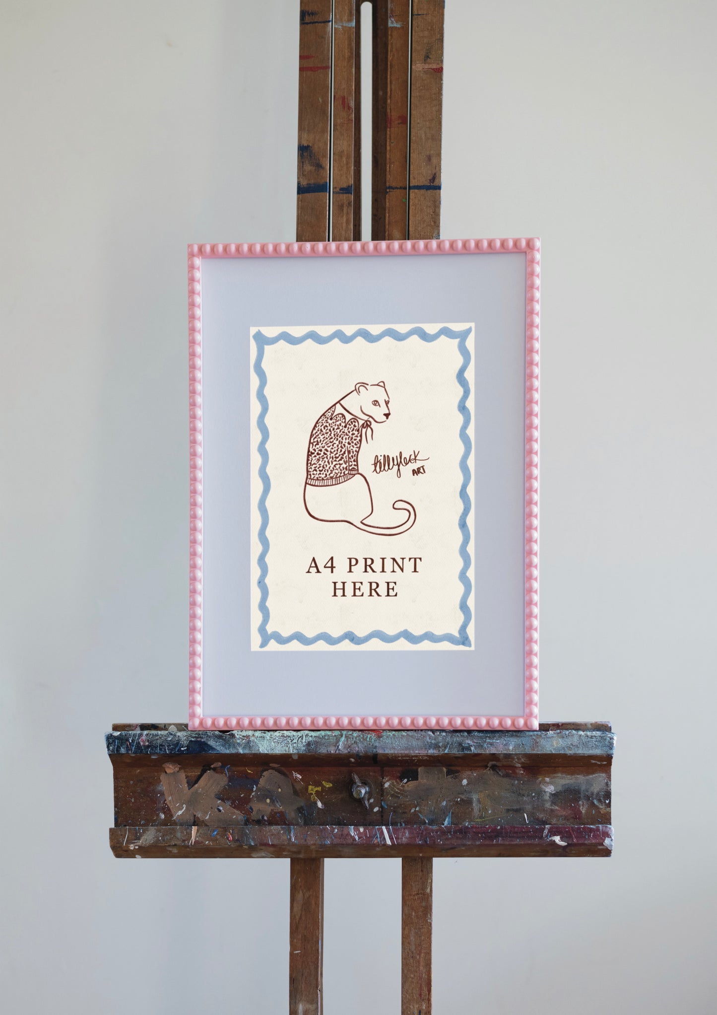 7. A4 Pink Bobbin Frame