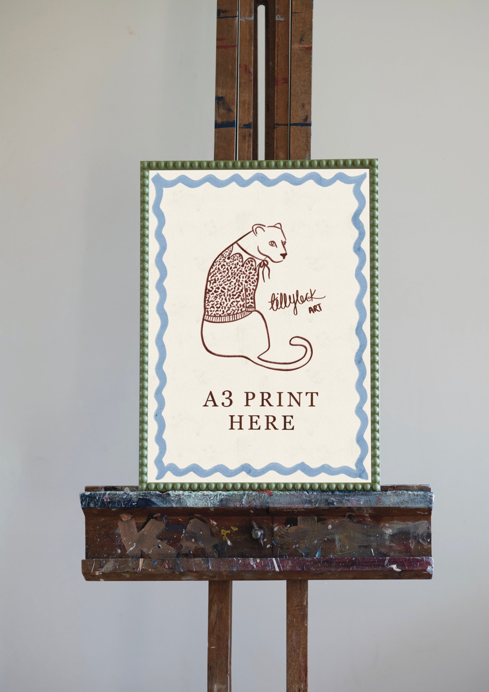 6. A3 Green Bobbin Frame