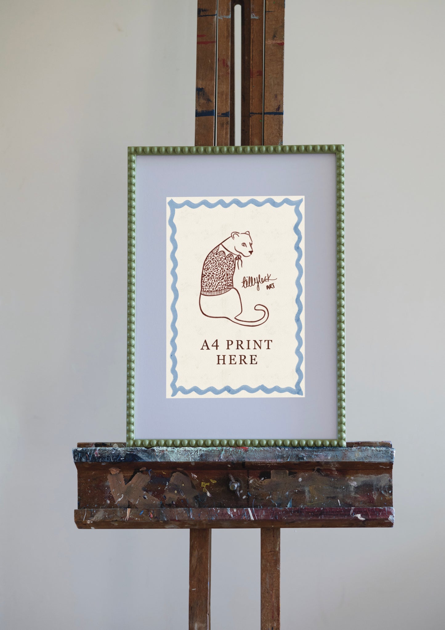 6. A4 Green Bobbin Frame