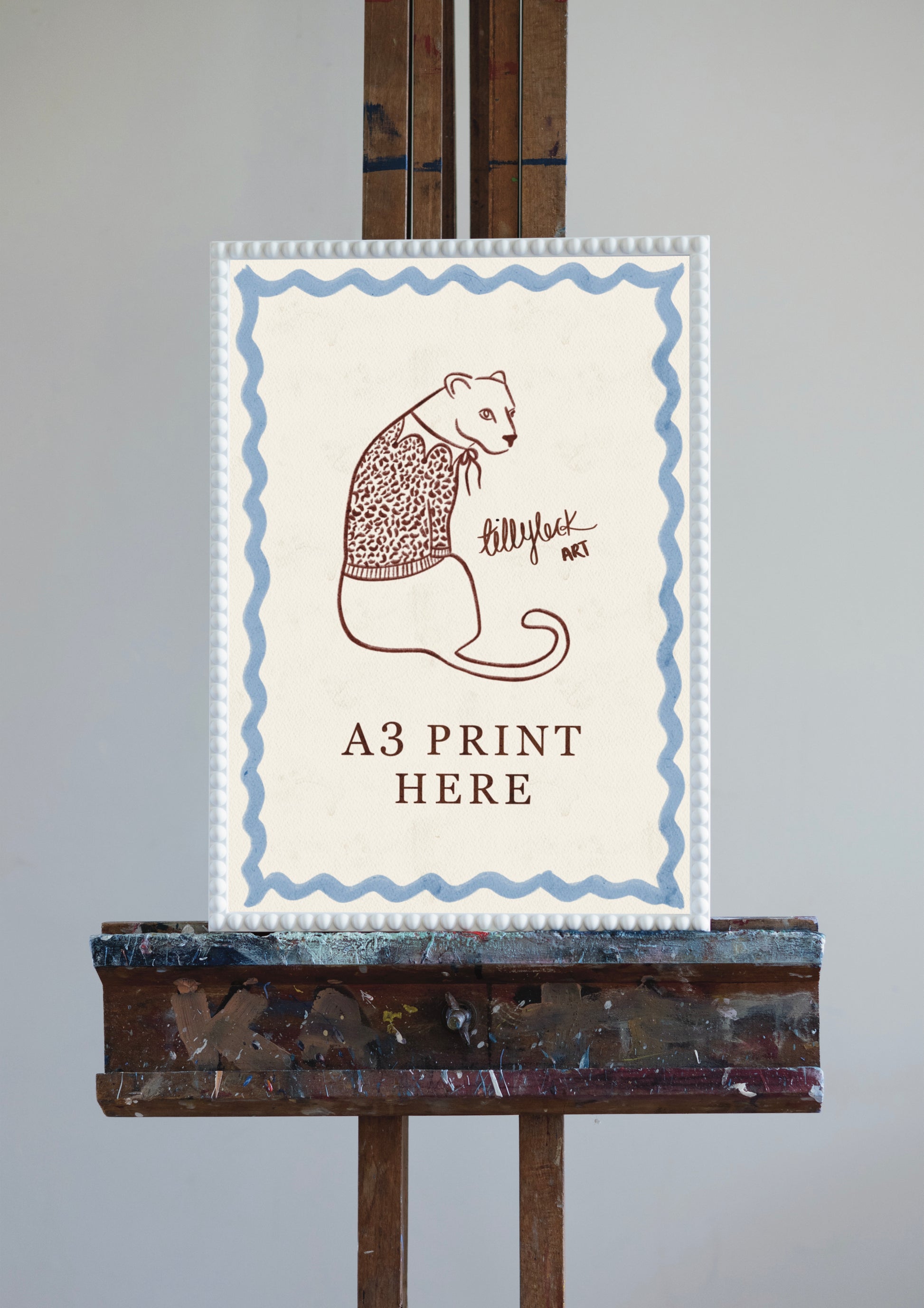 5. A3 White Bobbin Frame