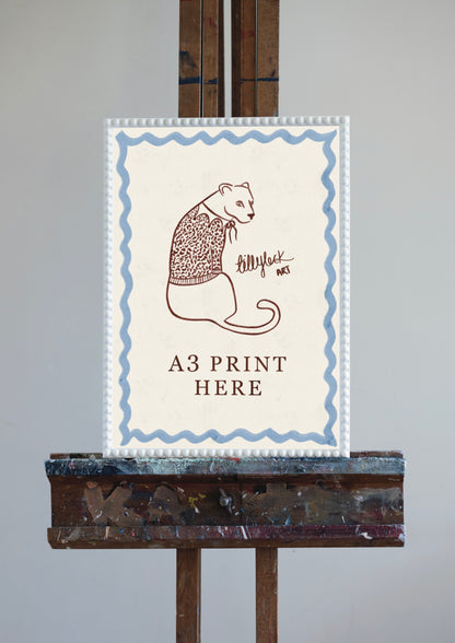 5. A3 White Bobbin Frame