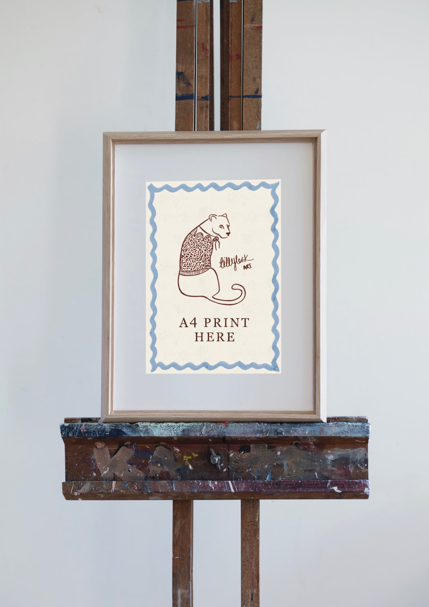 8. Light Wooden Frame