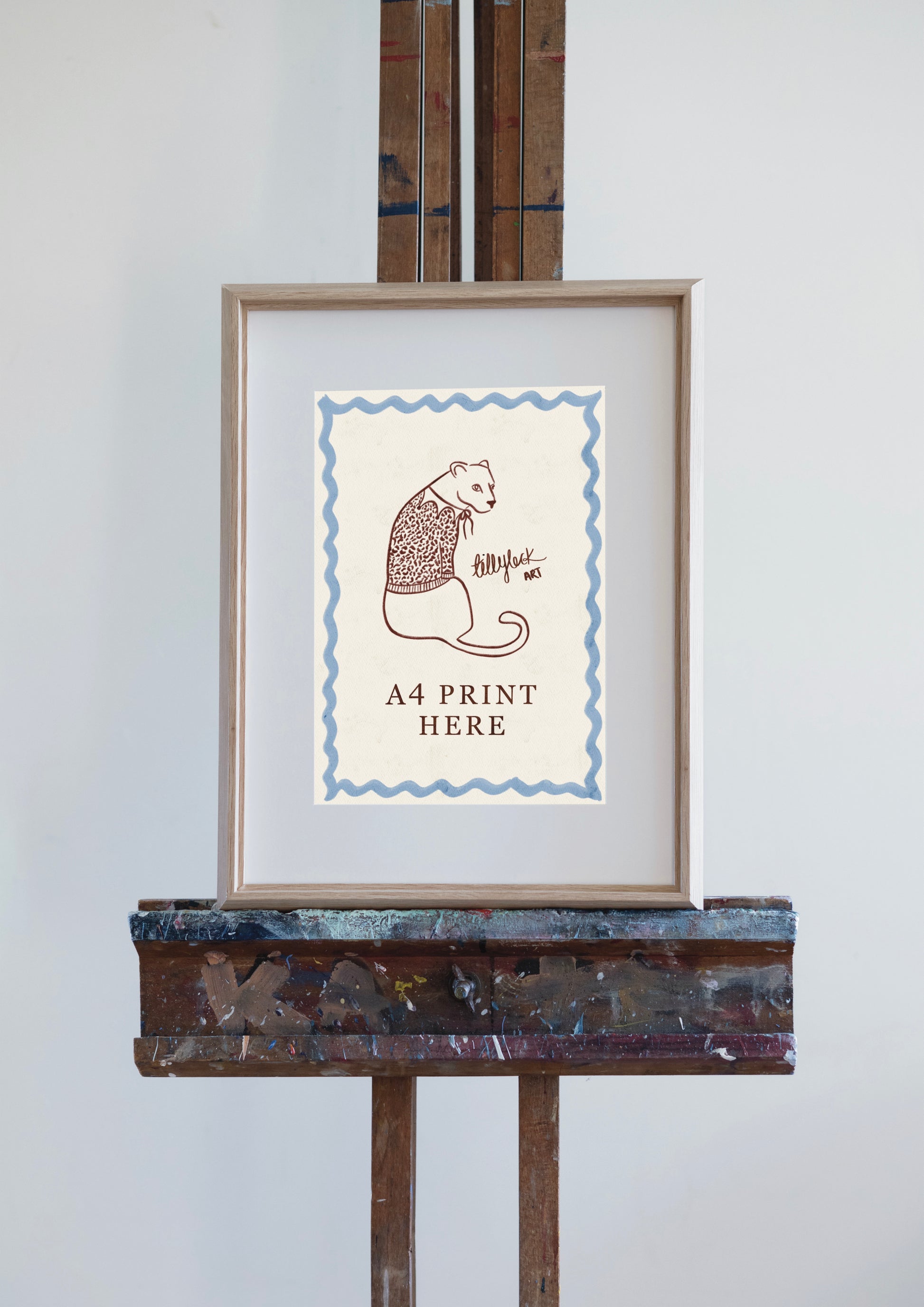 8. Light Wooden Frame