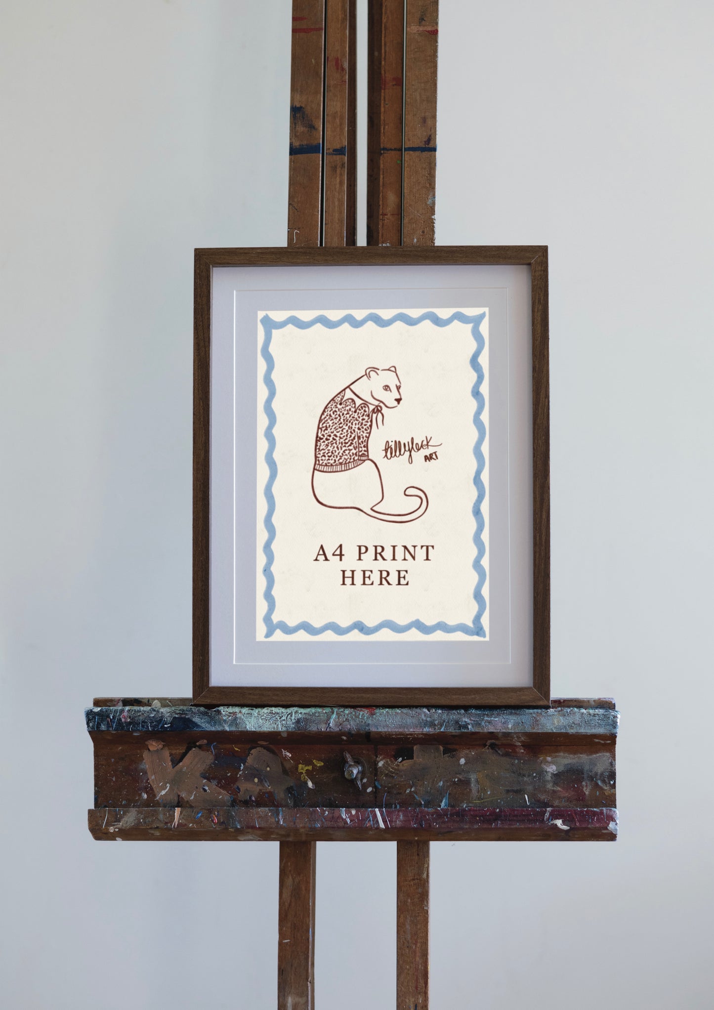 9. Dark Wooden Frame