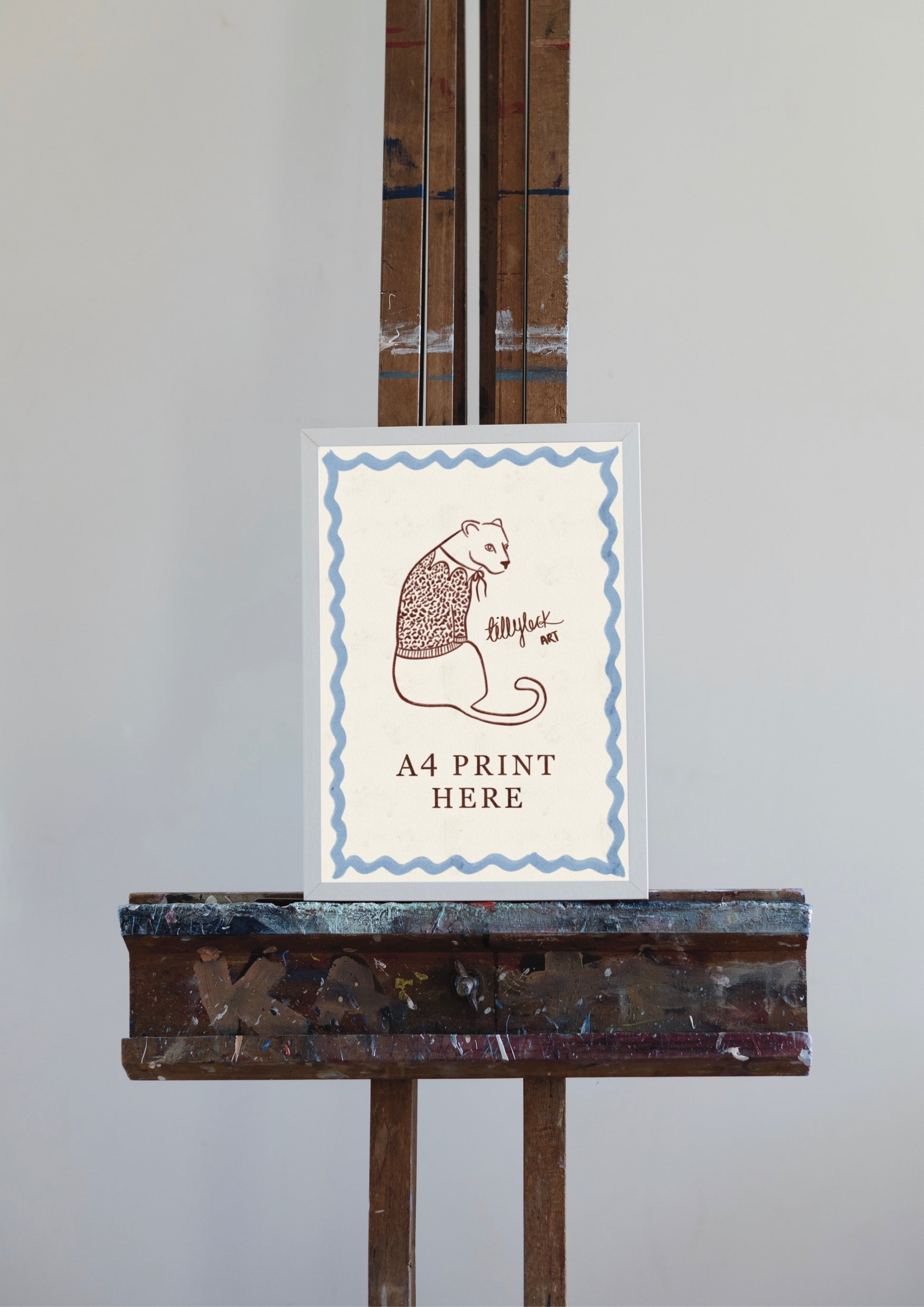 2. A4 White Frame No Mount