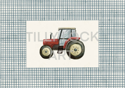 TRACTOR ~ RED