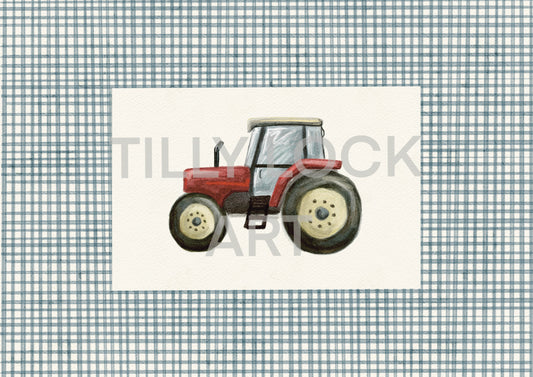 TRACTOR ~ RED