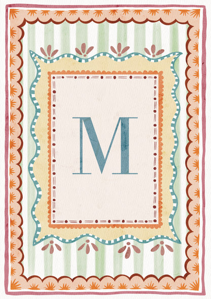 ALPHABET LETTERS ~ Blue / Pink / Green /