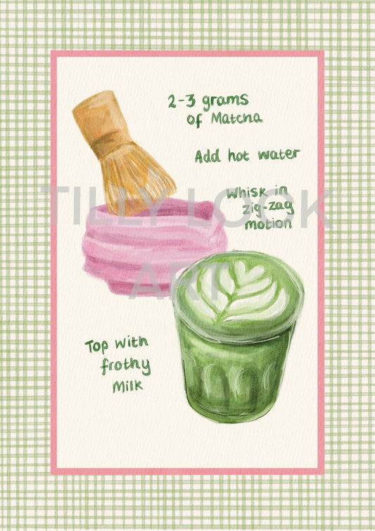 Make a Matcha Art Print