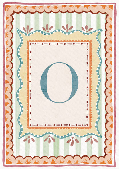 ALPHABET LETTERS ~ Blue / Pink / Green /