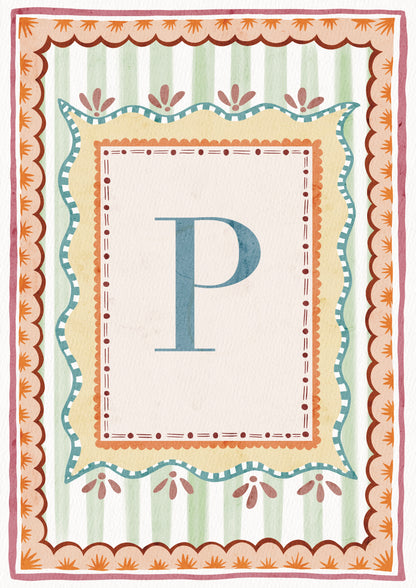 ALPHABET LETTERS ~ Blue / Pink / Green /