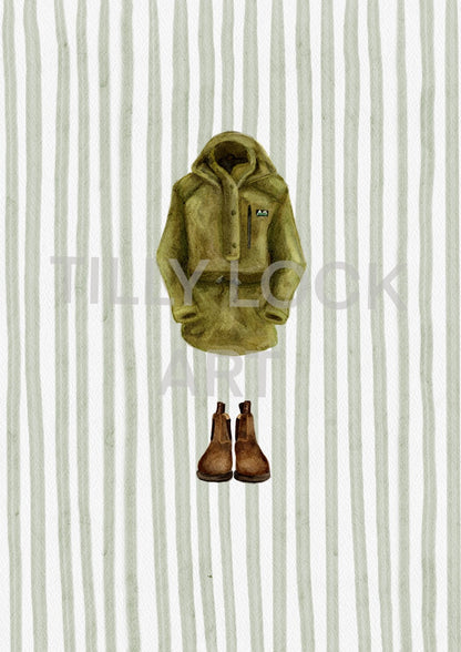 COAT & BOOTS