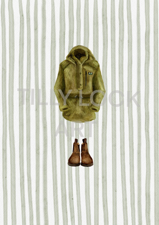 COAT & BOOTS