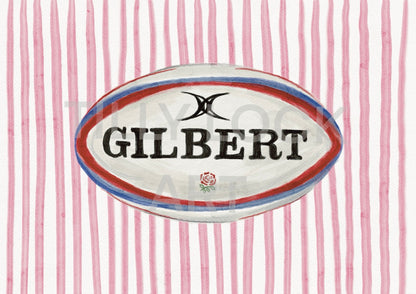 RUGBY BALL ~ PINK