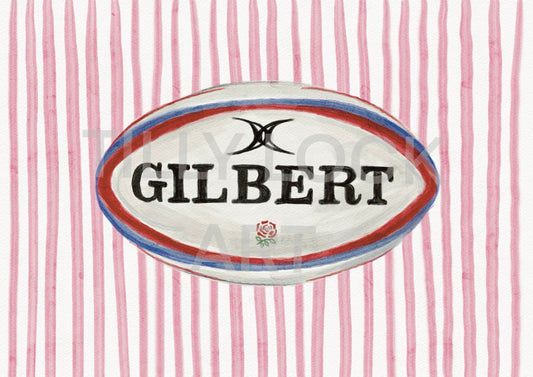 RUGBY BALL ~ PINK