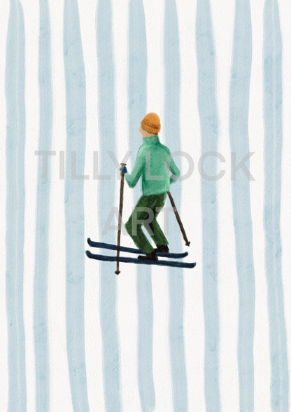 SKIER ~ GREEN