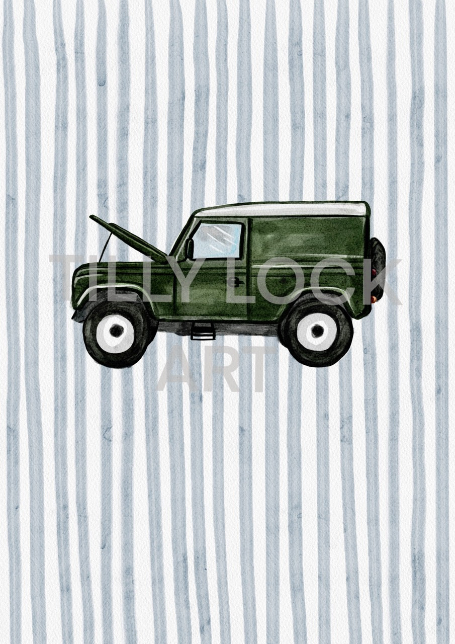 TOMS LANDROVER ~ GREEN