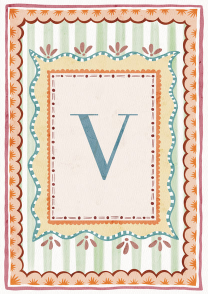 ALPHABET LETTERS ~ Blue / Pink / Green /