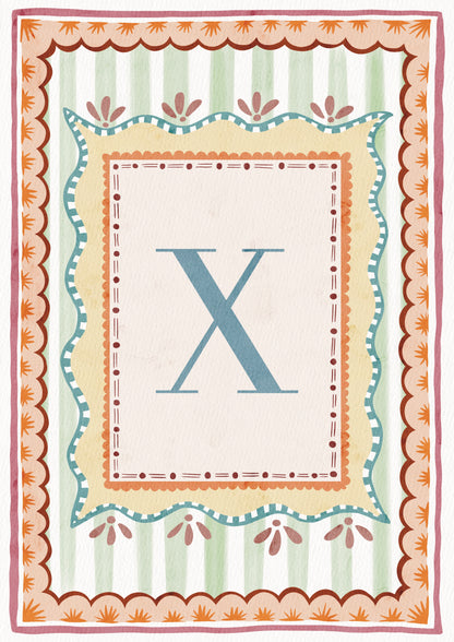 ALPHABET LETTERS ~ Blue / Pink / Green /